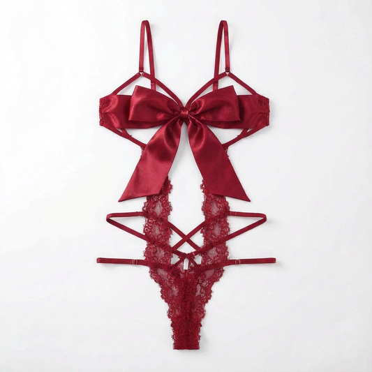 Grand Gifting Silk Bow Suit