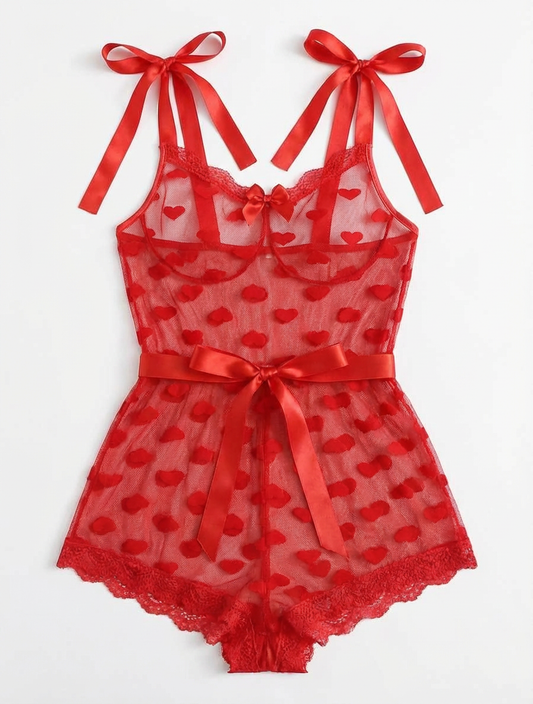 Amour Heart Mesh Set