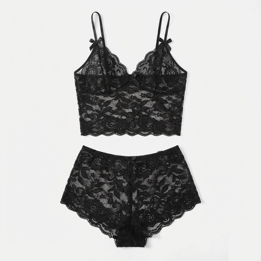 The Whisper Lace Bralette Set