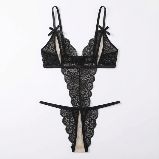 Midnight Hour Plunge Bodysuit