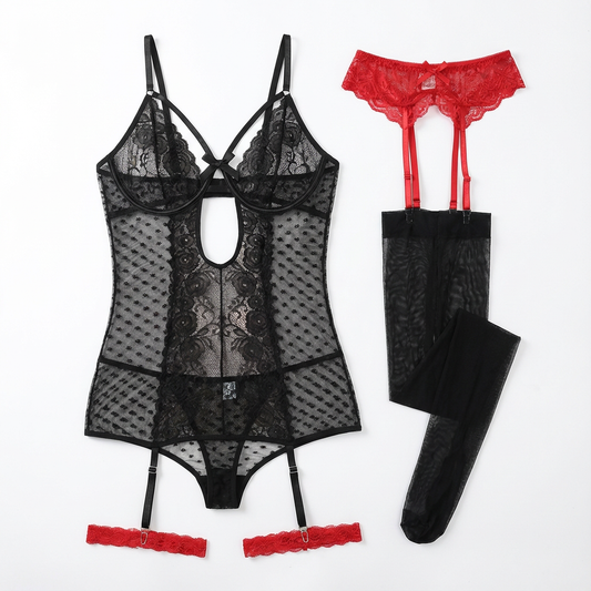 Seraphina Polka Dot Corset