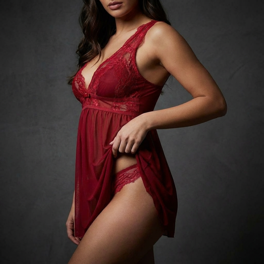 Amethyst Lace Chemise